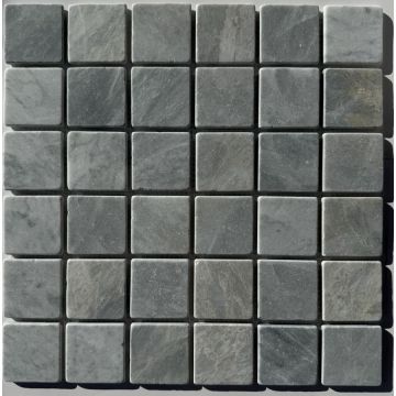 Мозаика Pixmosaic (Пиксмозаик) Мрамор Ice Grey матовая 30,5х30,5 см (PIX337)