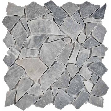 Мозаика Pixmosaic (Пиксмозаик) из мрамора Grey 30х30 см (PIX 263)