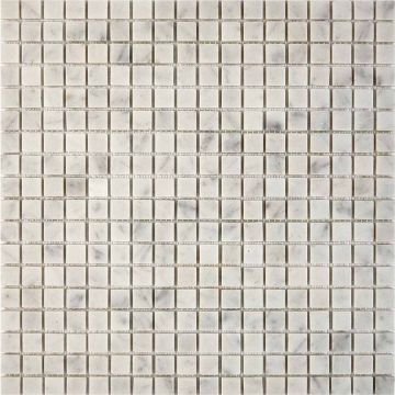 Мозаика Pixmosaic (Пиксмозаик) Мрамор Bianco carrara 30,5х30,5 см (PIX239)