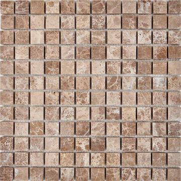 Мозаика Pixmosaic (Пиксмозаик) Мрамор Light Emperador 30,5х30,5 см (PIX225)