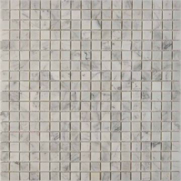 Мозаика Pixmosaic (Пиксмозаик) Мрамор Bianco carrara 30,5х30,5 см (PIX241)