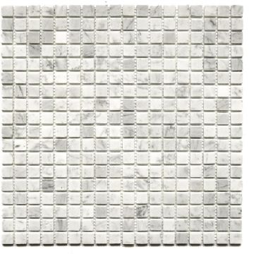 Мозаика Orro Mosaic (Орро Мозаик) Bianco Carrara Pol 30х30 см (чип 15*1,5 см)
