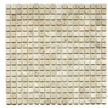Мозаика Orro Mosaic (Орро Мозаик) Travertine Classic Tum 30х30 см (чип 15*1,5 см)