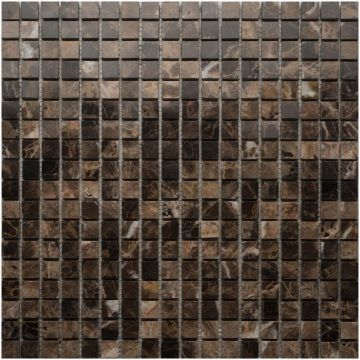 Мозаика Orro Mosaic (Орро Мозаик) Emperador Dark Pol 15x15 см