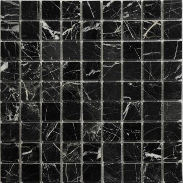 Мозаика Orro Mosaic (Орро Мозаик) Nero Marquina Pol 30х30 см