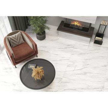 Керамогранит New Trend (Нью Тренд) Monte Bianco полированный 60х120 см 60120ONT00P