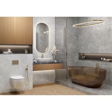 Керамогранит New Trend (Нью Тренд) Terra Graphite полированный 60х120 см 60120TER25P