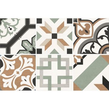 Керамогранит New Trend (Нью Тренд) Design Mix 1 матовый 20х20х0,8 см GP2020DMX31