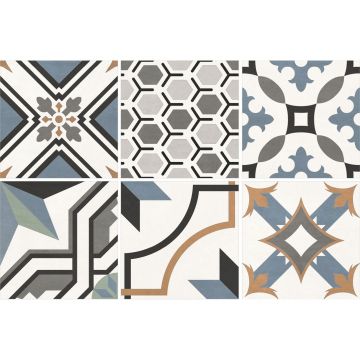 Керамогранит New Trend (Нью Тренд) Design Mix 2 матовый 20х20х0,8 см GP2020DMX23