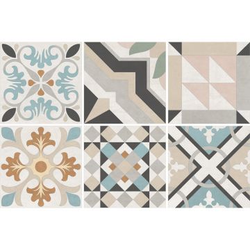 Керамогранит New Trend (Нью Тренд) Design Mix 3 матовый 20х20х0,8 см GP2020DMX11