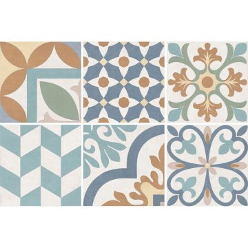 Керамогранит New Trend (Нью Тренд) Design Mix 4 матовый 20х20х0,8 см GP2020DMX55