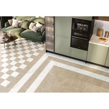 Керамогранит New Trend (Нью Тренд) Design Stone Marfil матовый 20х20х0,8 см GP2020DNS11