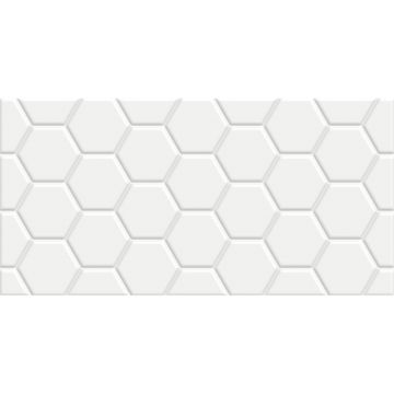 Плитка настенная New Trend (Нью Тренд) Edelweiss Hexagon White 300х600х9 WT36EDW15