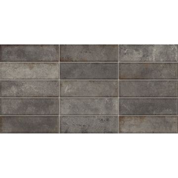 Плитка настенная New Trend (Нью Тренд) Elbrus Brick Graphite 300х600х9 WT36ELR17