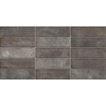 Плитка настенная New Trend (Нью Тренд) Elbrus Brick Graphite 300х600х9 WT36ELR17