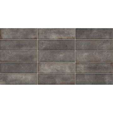 Плитка настенная New Trend (Нью Тренд) Elbrus Brick Graphite 300х600х9 WT36ELR17