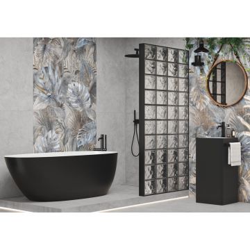 Керамогранит New Trend (Нью Тренд) Bahamas Floristry Dark матовый граниль 60x120 см, D120240G