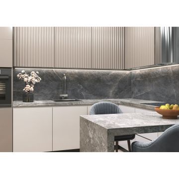 Керамогранит New Trend (Нью Тренд) Salt Lead лаппатированный карвинг 60x120 см, D120247L