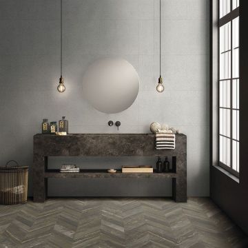 Керамогранит Aparici (Апаричи) Chevron Walnut Natural 49.75x99.55 см