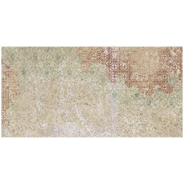 Керамогранит Апаричи Bohemian 99,55х49,75 см зеленый, бежевый, бирюзовый матовая ACB0000002, blend natural, Aparici