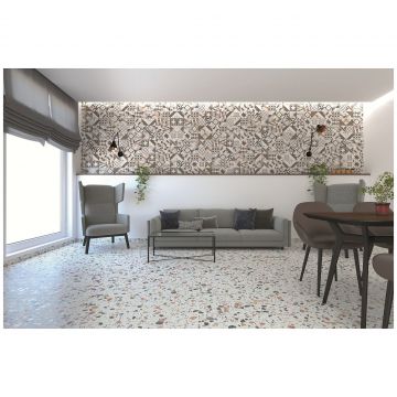 Керамогранит Стайл Керамик Azzo white 60х120 см 30 матовая / Azzo white 60х120 см 30 Stile Ceramics