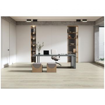 Керамогранит Стн Керамика Ядро белый мат матовая / P.C. Core white mt 60х120 см rect Stn Ceramica