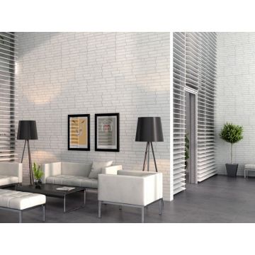 Керамогранит Porcelanicos HDC (Поркеланикос Хдс) Bas Brick 360 White 30,5x60 см
