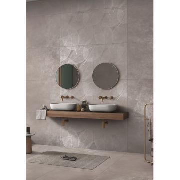 Керамогранит Infinity Ceramica (Инфинити Керамика) Eleganza Grigio Arte Carving 60x120 см