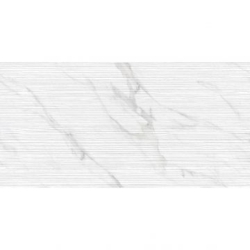 Керамогранит Infinity Ceramica (Инфинити Керамика) Cortina Liniar Ice Bianco Carving 60x120 см