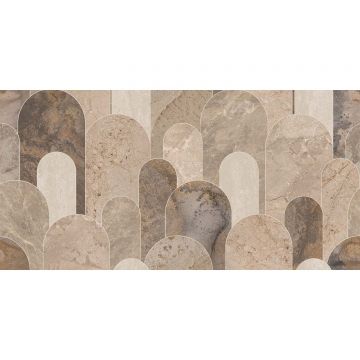 Керамогранит Infinity Ceramica (Инфинити Керамика) Tyra Decor Ivory Blush Lush Plus 60x120 см