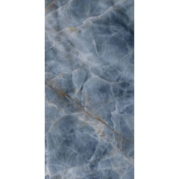Керамогранит Maimoon Ceramica (Маймун Керамика) Marmi Onyx Azul полированный 60х120 см