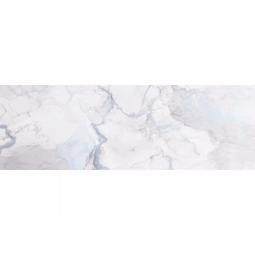 Керамическая плитка Primavera Tiziana Aqua Blue A glossy 30х90 см GL05A
