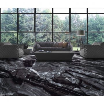 Керамогранит Primavera (Примавера) Black Modulo high glossy 60х120 см, глянцевый GR210