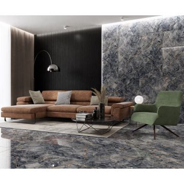 Керамогранит Primavera (Примавера) French Nero high glossy 60х120 см, глянцевый GR212