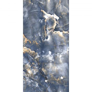 Керамогранит Primavera (Примавера) Speranza Gold Light Blue high glossy 60х120 см, глянцевый GR206