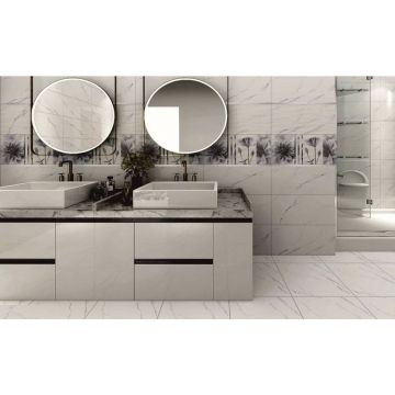 Керамическая плитка Primavera (Примавера) Галатея Белый 30х60 см ТР3601А