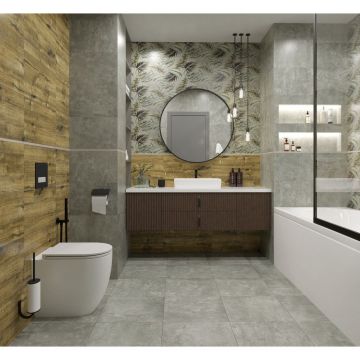 Керамическая плитка Primavera (Примавера) Палисандр Коричневый 30х60 см ТР3652ВМ