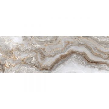 Керамическая Плитка PrimaVera (Примавера) Индия Hypnose Grey B 30х90 см серо-коричневый (GL10B)