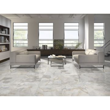 Керамогранит PrimaVera (Примавера) Honey Onyx Gris 60х60 см серо-бежевый (PR121)