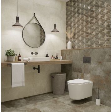 Керамогранит Primavera Empressa Brown carving 60х60 см CR109