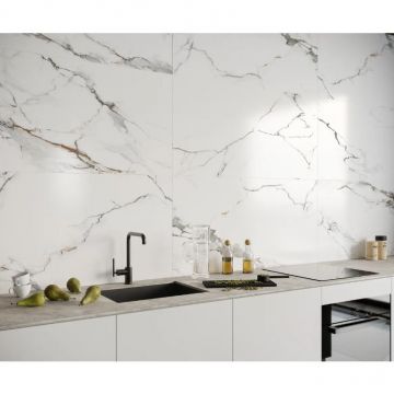 Керамогранит Dogma (Догма) Project Antibacterial Calacatta Macchia Vecchia Natural Rettificato 60x120 см (DPA601204)