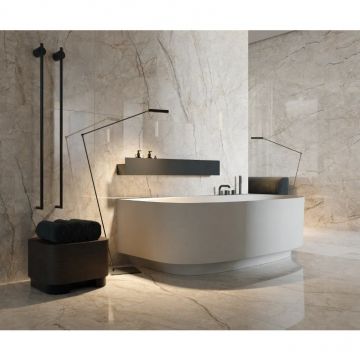 Керамогранит Dogma (Догма) Project Antibacterial Crema Cappuccino Levigato Rettificato 60x120 см (DPA601203)