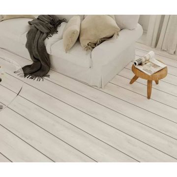 Керамогранит Dogma (Догма) Project Antibacterial Ottawa Bianco Levigato Rettificato 20x120 см (DPA201204L)