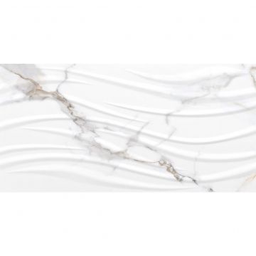 Керамическая плитка Dogma (Догма) Smart Calacatta Macchia Vecchia Onda Matt Rettificato 30x60 см (DSM306002M)