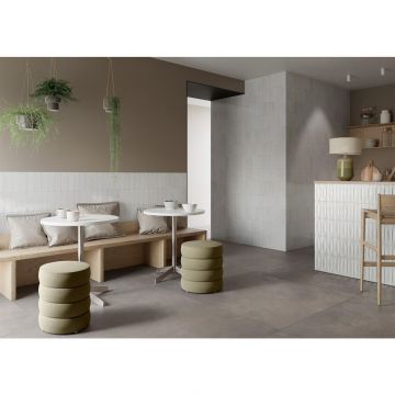 Керамогранит Ragno Marazzi (Рагно Марази) Gleeze Bianco Glossy 5x15 см, R8HM