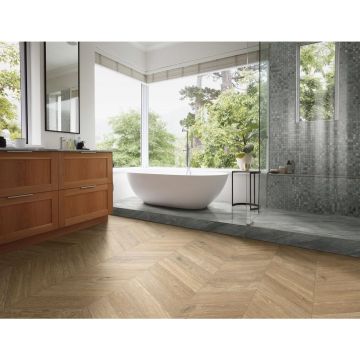 Керамогранит Ragno Marazzi (Рагно Марази) Ossimori Avorio Chevron 11x54 см, R9SQ