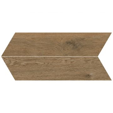 Базовая плита Рагно Марази Ossimori 54х11 см коричневый R9SY, Marrone Extra Matt Chevron, Ragno Marazzi