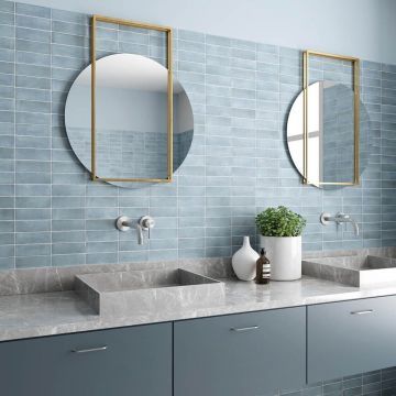 Керамогранит Equipe Coco blue grass glossy 5х15 см