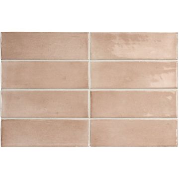 Керамогранит Equipe (Эквип) Coco orchard pink glossy 5х15 см, глянцевый