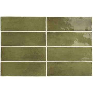 Керамогранит Equipe Coco verd glossy 5х15 см